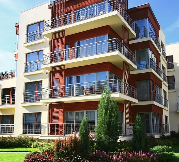 Moderner Wohnblock Moderner Wohnblock